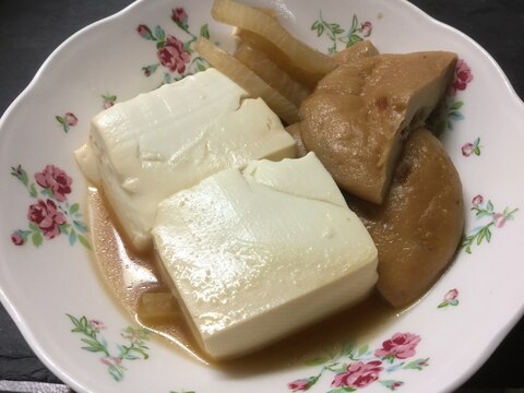 豆腐とがんもの煮物